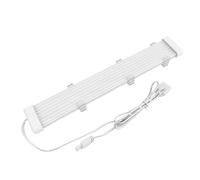 Sxhlseller ARGB PSU Cable, 3 Pin Sync RGB Lighting Kit for Aura Sync PC Case, Flexible Silicone Motherboard Extension Cable, Addressable RGB PC Build Mod (X8 Flat Supports Single Dual 8 Pin)