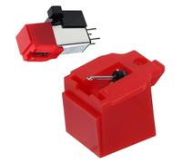 Sxhlseller ATN91R Record Player Needle Replacement 0.6mil Conical Turntable Stylus for AT91R Moving Magnet Cartridge, ABS Aluminum Cantilever, Fit LP3 LP60 PL300 Record Player
