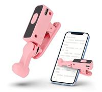 Sxhlseller Auto Clicker Tapper, Wireless Non Contact Auto Touch Device with Adjustable Speed, 180 Degree Rotating Head, for Touchscreens Live Stream Likes Gaming (Pink)
