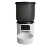 Sxhlseller Automatic Pet Food Feeder 4L, Smart WiFi Dog Dispenser with App Remote Control, Dual Power Supply and Humidity Proof Sealing for Cats and Small Animals