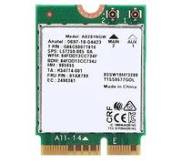 Sxhlseller AX201NGW WiFi 6 Network Card 2400Mbps M.2 CNVio2 Interface Dual Band 2.4/5GHz Bluetooth 5.0 MU-MIMO Compatible 10 64-bit