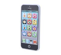 Sxhlseller Baby English Learning Machine Music Light Touch Screen Mobile Phone Toy for Child Early Development, Eco-Friendly Black Plastic 4.92 X 2.36 X 0.31in (Black)