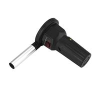 Sxhlseller Battery Powered BBQ Fan Air Blower for Charcoal Grill Camping | Cordless Fire Blower, Outdoor Picnic Campfire Barbecue, Single D Battery Operated, Lightweight Aluminum Nozzle Pipe