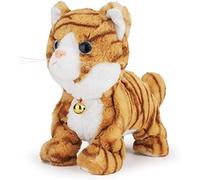 Sxhlseller Bell Cat Toy Interactive Plush Pet Robot Cat Toy with Voice and Touch Control Features for Kids Ideal for Developing Intelligence and Love PP Cotton Filling (Sxhlsellerpxwgmu8a16-10278099)