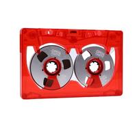 Sxhlseller Blank Cassette Tape 50 Minutes | ABS & Metal Construction, Wear Proof for Long Term Voice & Music Preservation, Unique Visual Design with Moving Spool Parts