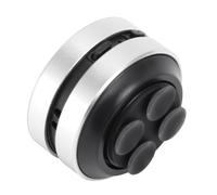Sxhlseller Bluetooth Bone Conduction Speaker, Portable Wireless Speaker with Suction Cup, FM Radio, Dual Speaker Stereo, Handsfree for Bathroom, Beach, Outdoor (Silver)