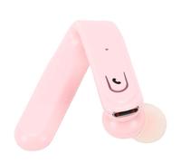 Sxhlseller Bluetooth Headset 20H Playtime, IP67 Water Proof Wireless Single Ear Headphone with Ear Hook, HiFi Stereo Lightweight for Work Sports (Pink)