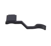 Sxhlseller Camera Thumb Grip for XT50, Aluminum Alloy Hot Shoe Thumb Up Rest with Red Concave Aluminum Key and Sponge Pad, Ergonomic Rest Support for FUJIFILM X-T50 Camera (Black)
