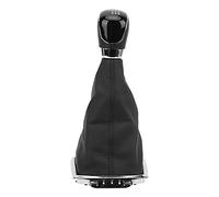 Sxhlseller Car Manual Gear Shift Knob Dust Cover Stylish Protective PU Leather Replacement for Focus 2009-2012 for Car Accessory Black Size: Inner Diameter of Mounting Hole: Approx. 0.5in (6th Gear)