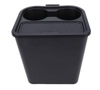 Sxhlseller Car Trash Can Cup Holder for Maverick 2022 2025 | Multifunctional Auto Flip Lid, 3.5L Capacity, Rear Seat Organizer, Dual Drink Holder, ABS Stylish