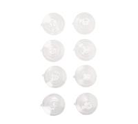 Sxhlseller Cat Bed Suction Cups Replacement for Cat Window Perch Hammock, 8 Pack Strong Suction Cups for Window Bed, PVC Cup for Glass Tiles, 8cm 8.5cm Diameter