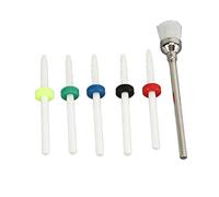 Sxhlseller Ceramic Nail Drill Bit Set 6Pcs Cuticle Remover for Home Salon | Electric Manicure Burs, Dead Skin Grinding Heads, Smooth Callus Shaper, Fingernail Care