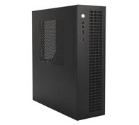 Sxhlseller Compact Mini ITX PC Case | Dual Fan MATX Small Form Factor USB 2.0 for Gaming with SSD HDD Support