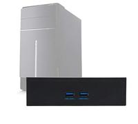 Sxhlseller Compatible Port with USB 3.0 Port 2 Hub with All USB 3.0/2.0/1.1 Peripheral Devices for an Optimal Desktop Aluminum Alloy Material