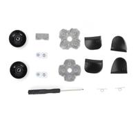 Sxhlseller Controller Repair Kit for Handle, Replacement Conductive Rubber Pads, Rocker Keycaps, L1 L2 R1 R2 Buttons, ABS Silicone Maintenance Tools, Durable & Easy to Install