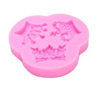 Sxhlseller Crown Silicone Fondant Moulding with 3 Slots, Reusable