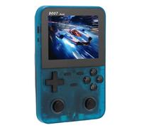 Sxhlseller D007 Handheld Game Console Open Source Retro Game Console with Memory and Emulator for Vintage Portable ABSSize (Transparent Blue)