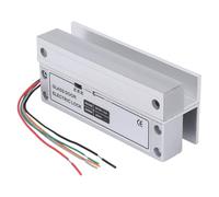 Sxhlseller DC 12V Glass Door Electric Bolt Lock with Feedback Signal Fail Safe for Frameless Glass Door Access Control System, Right Side Aluminum Alloy Motorized Lock with Adjustable Delay