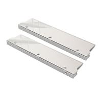 Sxhlseller DDR5 Memory Cooler Heatsink, Aluminium Alloy Computer RAM Heat Spreader for Quick Heat Conduction with Included Thermal Tape and Hardware, Silver 134mm (Silver)
