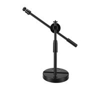 Sxhlseller Desktop Projector Stand with Phone Holder, 360° Rotatable Mini Tripod with 1/4 Inch Thread, Sturdy 19cm Base Ball Head for Mini Projector Webcam Camera