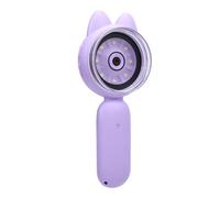 Sxhlseller Digital Microscope 2 Inch HD Color Screen, Handheld Magnifying Glass with 8 LED Lights & 4X Zoom, Rechargeable Portable Science Tool 5 Built in Games (Purple)
