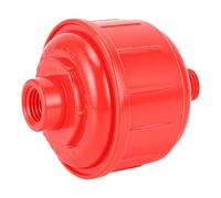 Sxhlseller Disposable Paint Sprayer Water Filter Sturdy ABS Material for Automotive Woodworking Industrial Spraying, 1/4 Inch Thread, Red, 5 Pcs for Regular Use
