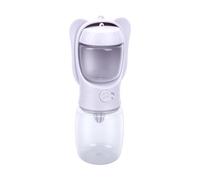 Sxhlseller Dog Water Bottle, 2 in 1 Portable Pet Water Dispenser with Built in Food Container, Proof One Hand Operation for Small Dogs Puppies Walking Hiking Travel