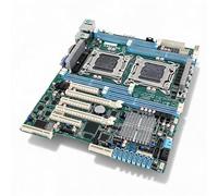 Sxhlseller Dual Socket LGA 2011 Server Motherboard C602 Chipset, 8xDDR3 DIMM 256GB, 2xPCIe 3.0 X16, Dual Gigabit LAN for E5 2600 V2