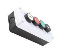 Sxhlseller Durable Momentary Switch Box Up Down Stop Control Push Button for Winch Roller Door Truck Tail Lift IP32 ABS Cover Industrial Control Field (SGKJ-4N)