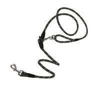 Sxhlseller Durable Multifunctional Reflective Stitching Hands-Free Dog Training Leash B for Two Dogs Medium Large Black Blue Orange Pink Purple Heavy-Duty Running (A)