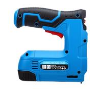 Sxhlseller Electric Staple Gun with 1500mAh Li Ion Battery, Portable Cordless Nail Gun for Upholstering, Carpentry, Furniture Repair, and Wood Floor Renovation Projects