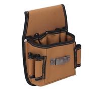 Sxhlseller Electrician Tool Pouch, 1200D Oxford Fabric Bag with Riveted Reinforcement for Carpenters, Mechanics, and Tradespeople, Fits Belts Up to 2.4 Inches Wide