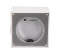 Sxhlseller Ferrofluid Speaker with Music Rhythm Visualizer, 2000mAh Battery Powered Magnetic Fluid Light Display for Home Office Decor, Innovative White Sound Box (White)