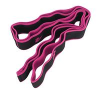 Sxhlseller Fitness Elastic Band, Belt, Yoga Sling Belt Multi Force Adjustment, Step By Step Design, Super Elasticity Good Recovery, Lightweight Foldable, With Soft Anti (Rose Red)