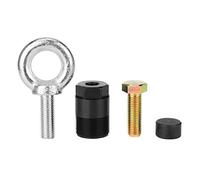Sxhlseller Flywheel Puller Lifting Ring Set Grade 8 for Outboard Motors | Precision Grade Eight Fine Threads, Crankshaft Protector Included, Black Oxide Anti Rust Coating, Marine Engine Removal