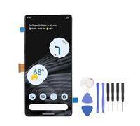 Sxhlseller for Pixel7 Pro 5G GP4BC GE2AE 6.7 Inch Screen Replacement, Phone LED 3D Touch Screen Digitizer Assembly with Repair Tools, Fingerprint Sensor, Professional Installation