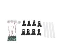 Sxhlseller Four Spray Humidifier Module, Humidifier Atomization Control Board Driver Circuit Board with 8 Atomization Plate Holders 5 Driver Boards 4 Water Absorbing Cotton Swabs, for