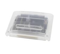 Sxhlseller Game Cassette with 8GB Memory Card, Supports FAT16, FAT32, V1 Version for Seamless Gaming, Automatic Save Backup, Compatible for, SFC Gaming Console (Transparent White)