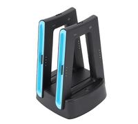 Sxhlseller Game Controller Charging Stand for 2 Reliable Magnetic Dock with RGB Light Setup Ideal for Gaming Spaces ABS Material Holds 4 Controllers