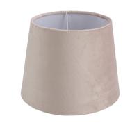 Sxhlseller Hand Crafted Fabric Small Lamp Shade for Table Floor Light, E27 E14 Dual Use Conical Lampshade, Soft Eye-Caring Light, Easy Installation Home Decor Accessory Green (Beige)