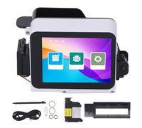 Sxhlseller Handheld Inkjet Printer, Mini Small Inkjet Printer with HD Touchscreen, 12.7mm 600dpi 28 Languages & Quick Drying Ink Cartridge, Portable Handheld Printer for Barcode Data Image