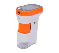 Sxhlseller Handheld Microscope, 2.4 Inch Screen 100x to 1000x Magnification Handheld Digital Microscope with Dual LED Lighting, 1080P Video Recording for Outdoor Field Trips