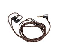 Sxhlseller Headphone Extension Cable with Microphone for 2 Pin 0.78mm IEMs, 3.5mm Upgrade Cable with In-Line Mic & Controls, Oxygen-Free Copper Wire for, TRN, TFZ