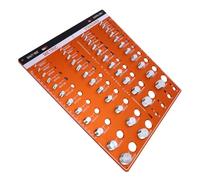 Sxhlseller High Precision Nut and Screw/Fastener Thread Identifier, Sturdy Aluminum Alloy Construction, Ideal for Home Renovation and General Maintenance