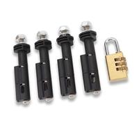 Sxhlseller High Safety Traction Board Mount Pin Set Password Lock Anti Theft Easy Installation for MaxTrax MKII LITE and Fit for Mini Recovery Boards for Outdoor Adventure
