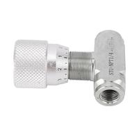 Sxhlseller Hydraulic Control Valve, 1/4 Inch 5800PSI Throttle Check Valve with Adjustable and Integrated Check for Hydraulic Cylinder Speed Control
