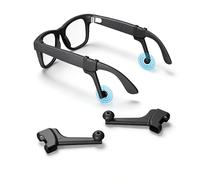 Sxhlseller Increase Privacy Ear Tips, Silicone Sound Concentrating Guide Tube for AR AI Smart Glasses, with Adjustable Low Volume Mode for Enhanced Sound Clarity in Noisy Settings