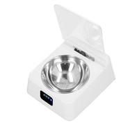 Sxhlseller Induction Pet Smart Feeder, Automatic Lid Opening Rechargeable Dog Cat Feeding Bowl for Small Medium Pets - 350ml, Infrared Sensing Smart Bowl with Stainless Steel Inner Pot,