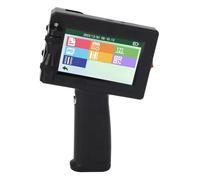 Sxhlseller Inkjet Coding Machine, Good Compatibility Portable Ergonomic Design Handheld Inkjet Printer 4 Cores CPU HD 4.3 -Col -LED Touchscreen for Shops