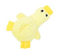Sxhlseller Interactive Duck Dog Chew Toy, Plush Squeaky Puppy Teeth Toy for Aggressive Chewers, Fun Outdoor Play for Medium Large Breeds, 9.8 X 14.6 Inch Blue (Little Yellow Duck)